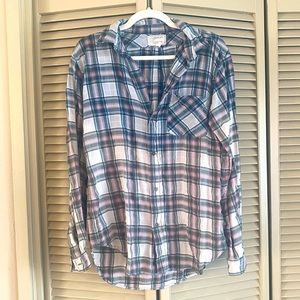 Current/Elliott Ombré Button Up